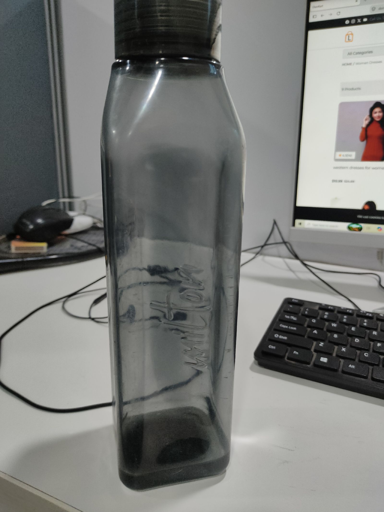 test water bottle
